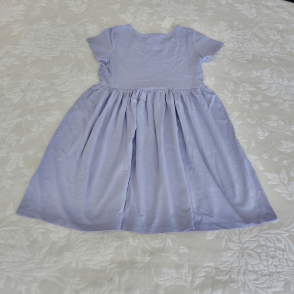 NWT Hanna Andersson Lavender Short Sleeve Dress Size 10 - Picture 9 of 9